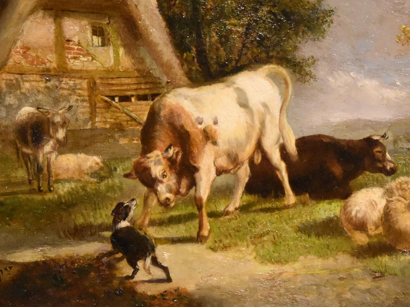 Oil Painting by Pierre Emmanuel Dielmans 