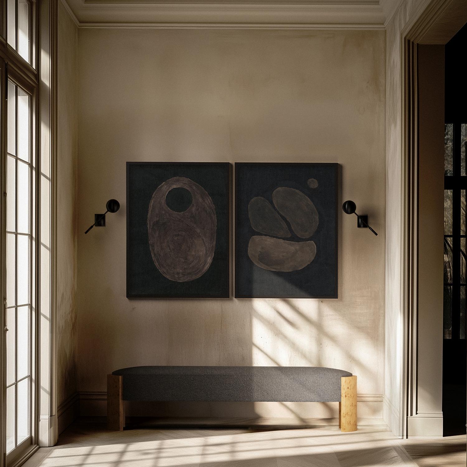 Untitled Print A2 ist eine raffinierte Erkundung von Pierre Emmanuel Martins charakteristischer Technik und seiner tiefgreifenden künstlerischen Vision. Dieser Kunstdruck in limitierter Auflage, einer von nur 10 Exemplaren dieser Serie, fängt die