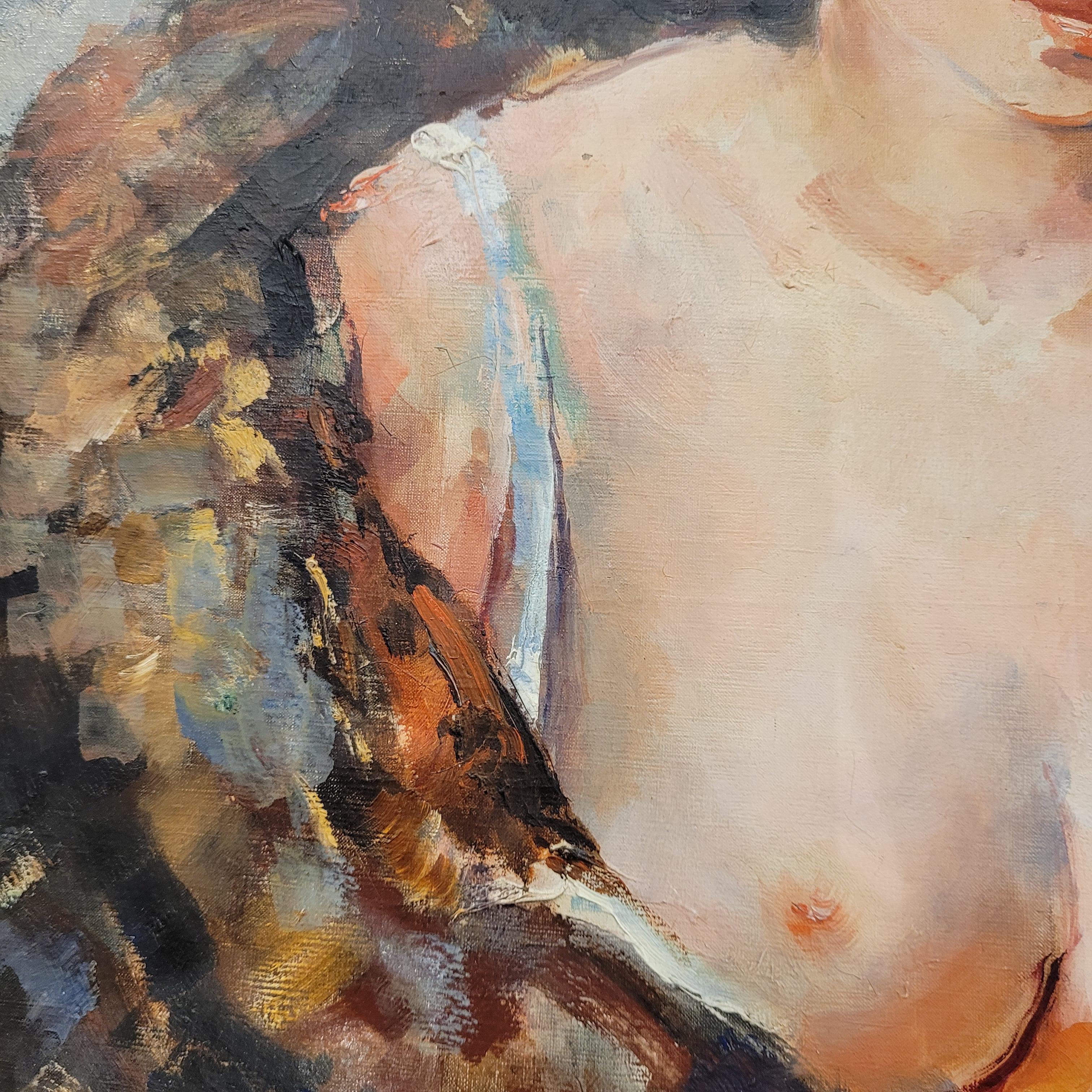 Pierre-Ernest Kohl Art Déco Piainting KiKi de Montparnase portrait expressionniste 8
