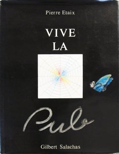 Vintage 1984 Pierre Etaix 'Vive la pub' Black,Black & White Book