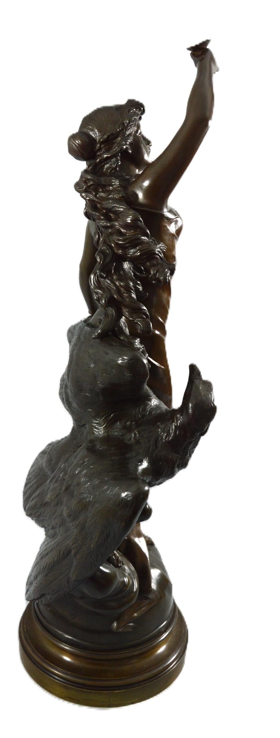 Art Nouveau francés Bronce en venta 6