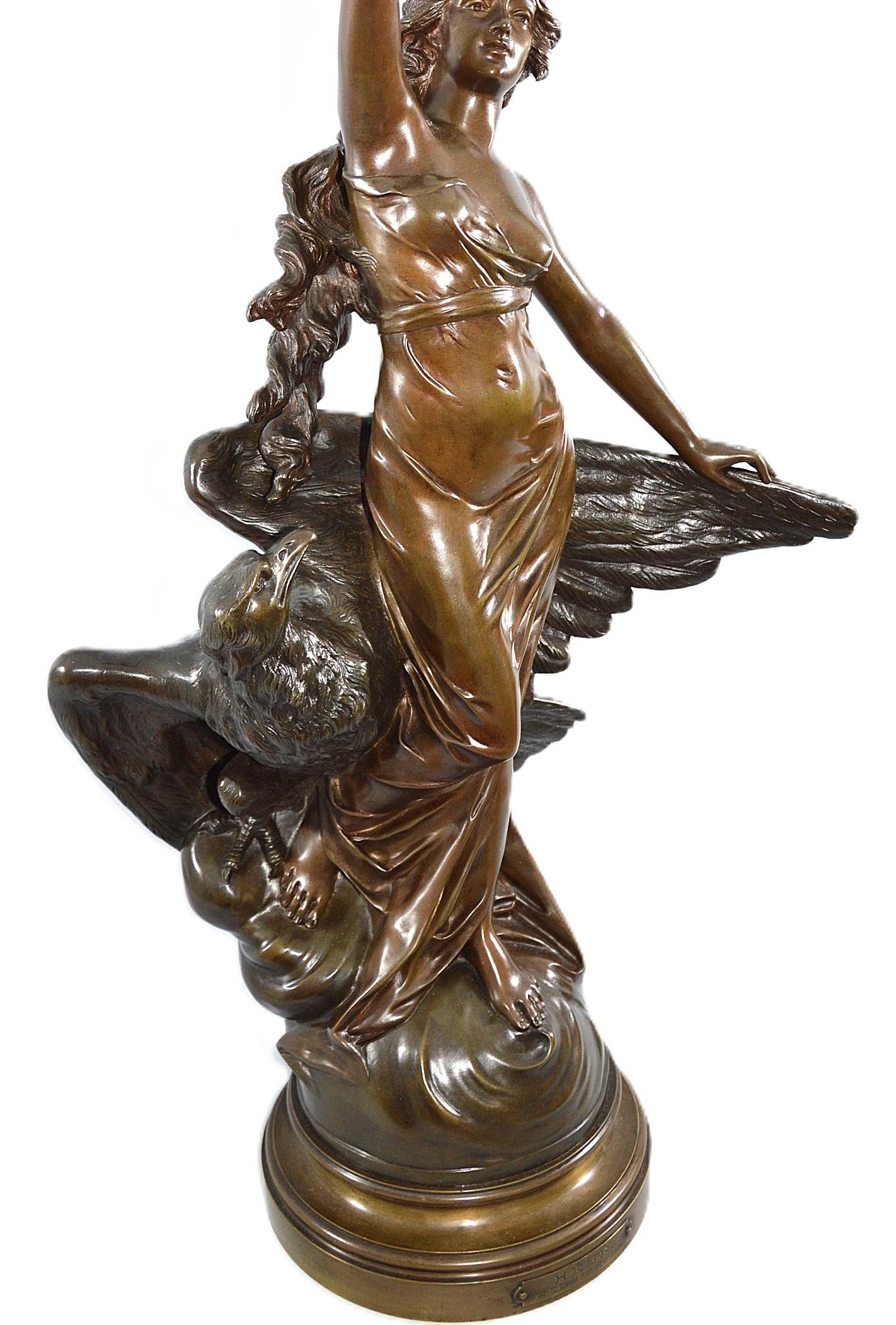 Art Nouveau francés Bronce en venta 7