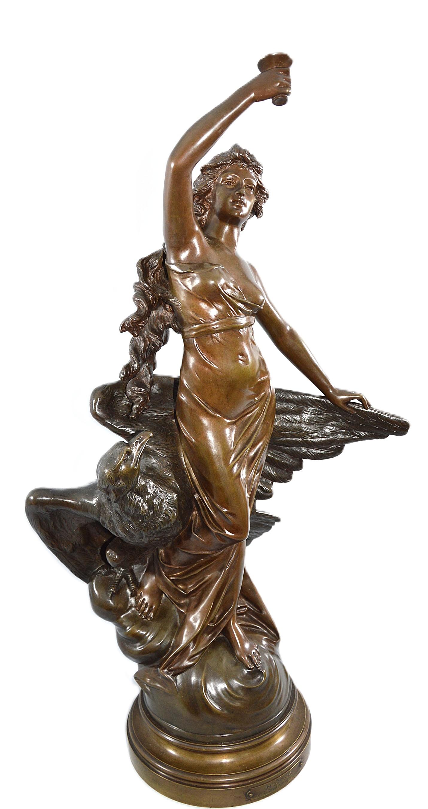 Bronce
72 cm
firmado
Altura: 72 cm.

Diámetro de la base: 22 cm aprox.

Firmado 