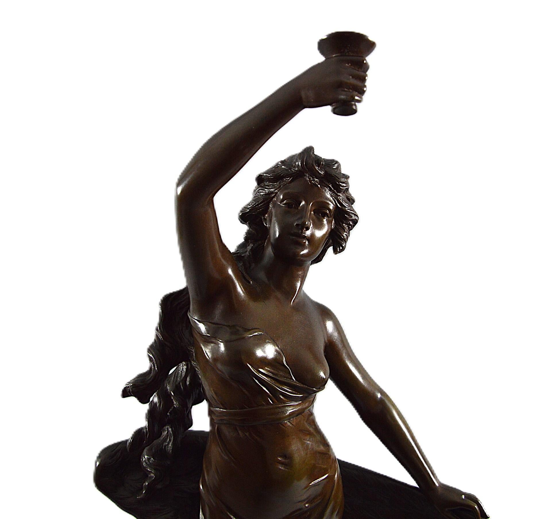 Art Nouveau francés Bronce en venta 1