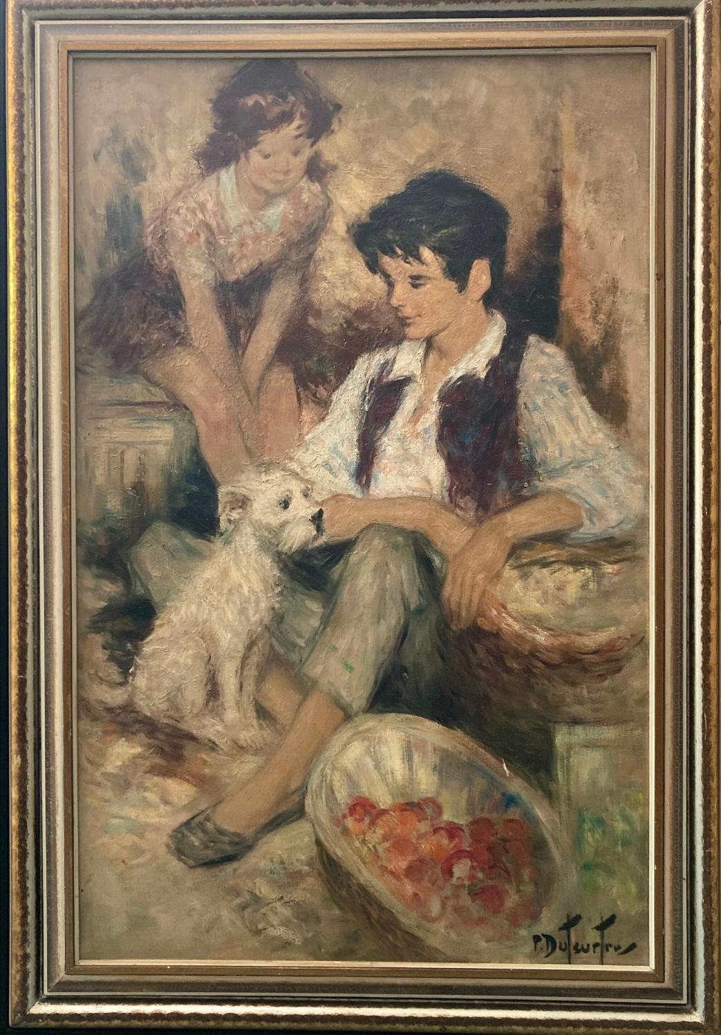 “Titled” - Painting by Pierre Eugène Duteurtre