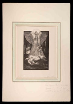 Au Pays de la Vierge - Gravure sur bois originale de Pierre-Eugène Vibert - 1897