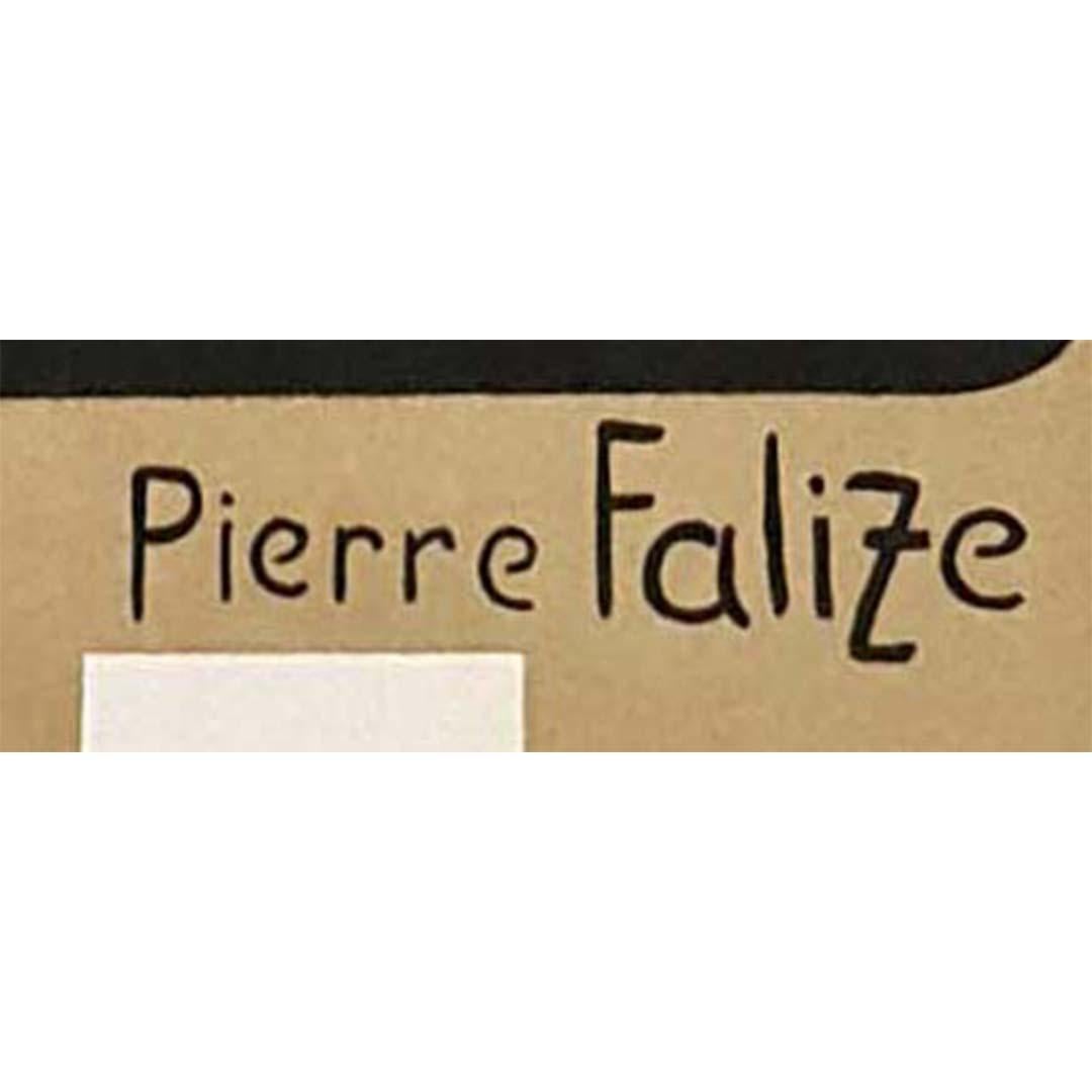 Das Plakat von Pierre Falize aus der Zeit um 1930 mit der Botschaft 