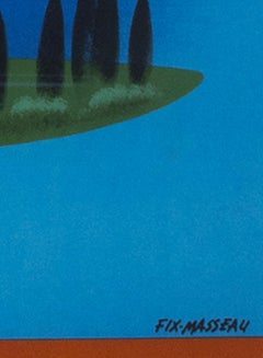 "Jacomo Monte-Carlo Open, " Original Lithograph Poster by Pierre Fix-Masseau