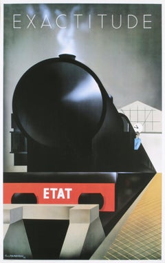 Pierre Fix-Masseau 'Exactitude (RESTRIKE)'- Lithograph
