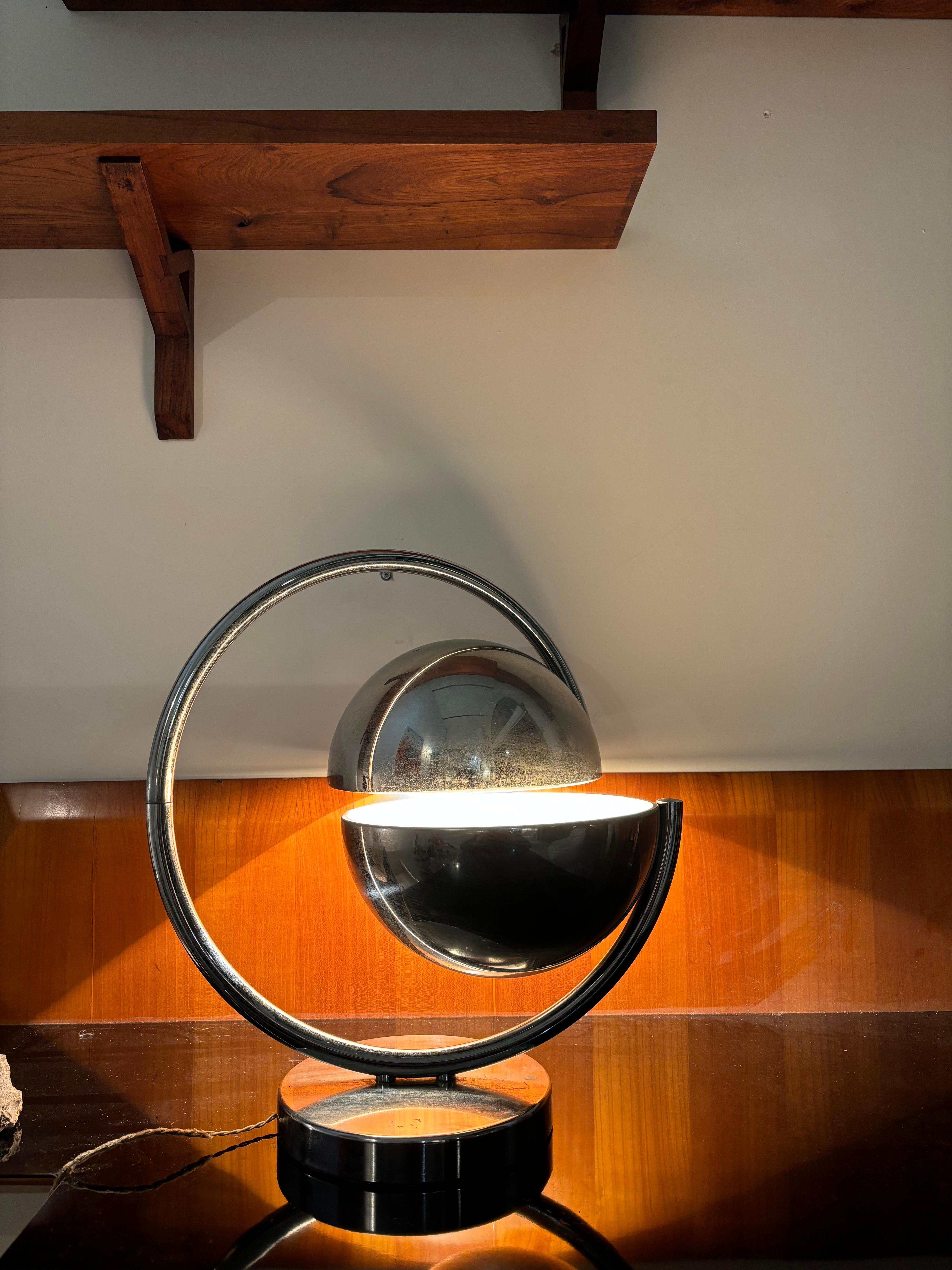 Mid-Century Modern Pierre folie astrolabe lamp For Sale