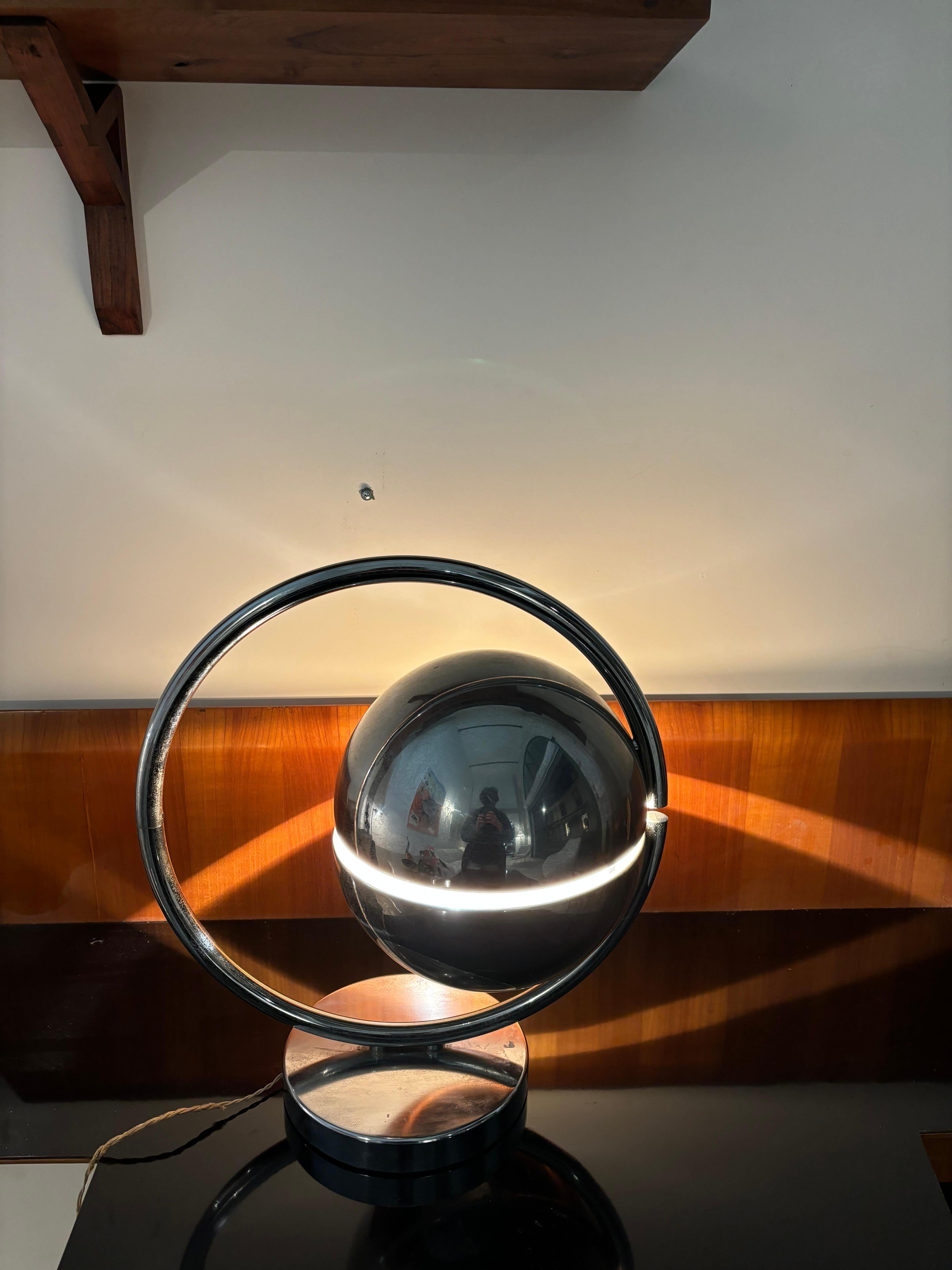 French Pierre folie astrolabe lamp For Sale