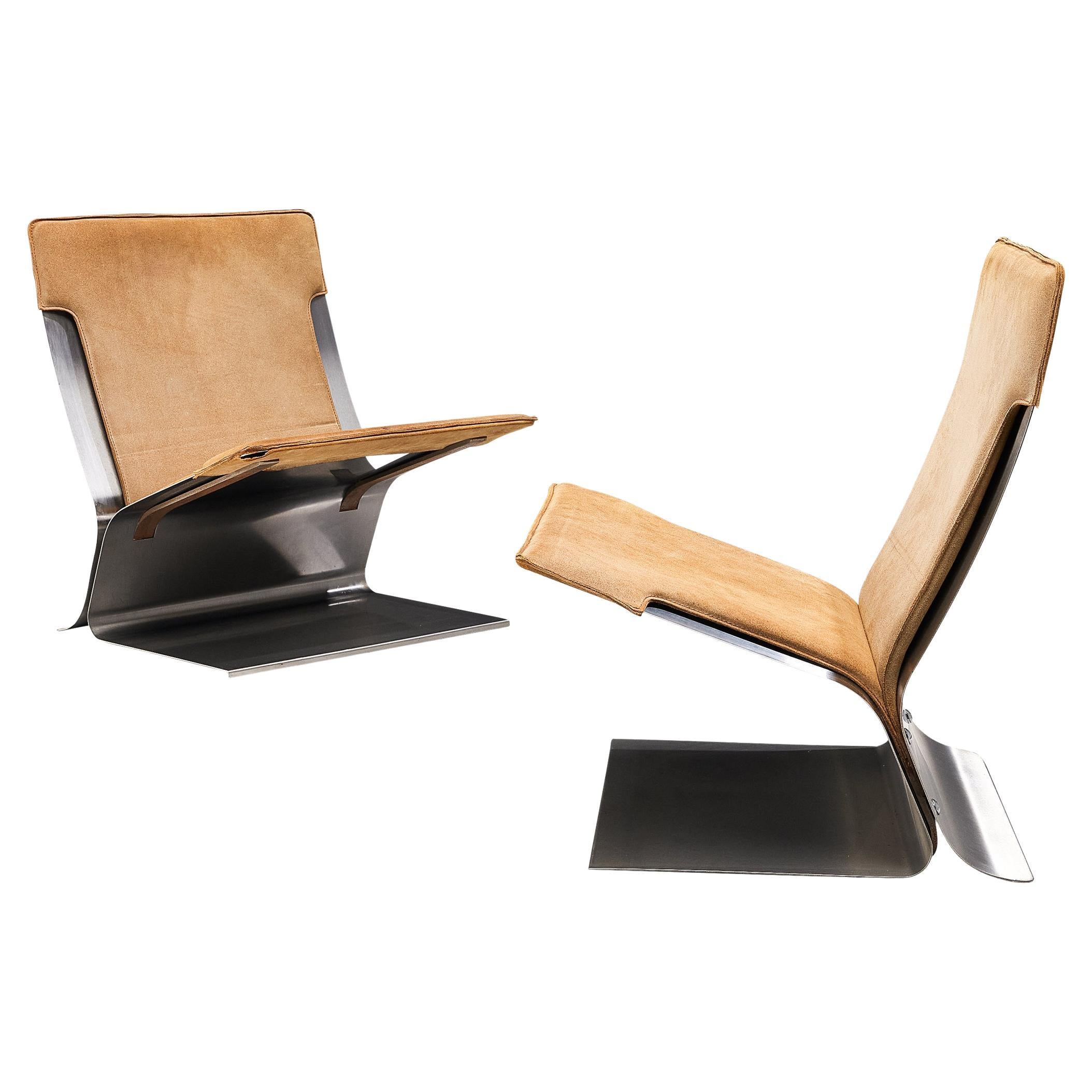 Pierre Folie for Jacques Charpentier 'Chauffeuse' Pair of Lounge Chairs For  Sale at 1stDibs | arne jansen chauffeuse