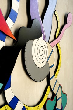 Pierre Folie, Scultura murale "Découpages", Francia 1992
