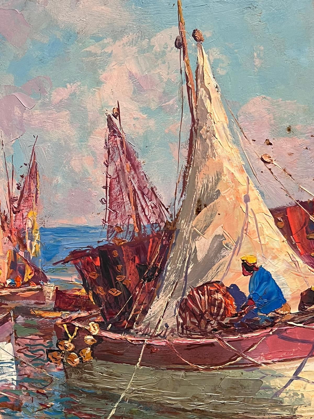 Artist/ School: Pierre Forest (1881-1971), signed to the boat

Title: St. Tropez

Medium:  oil on board, unframed

Size:

board: 19.5 x 39.5 inches

Provenance: private collection, France

Condition: The painting is in overall very good and sound