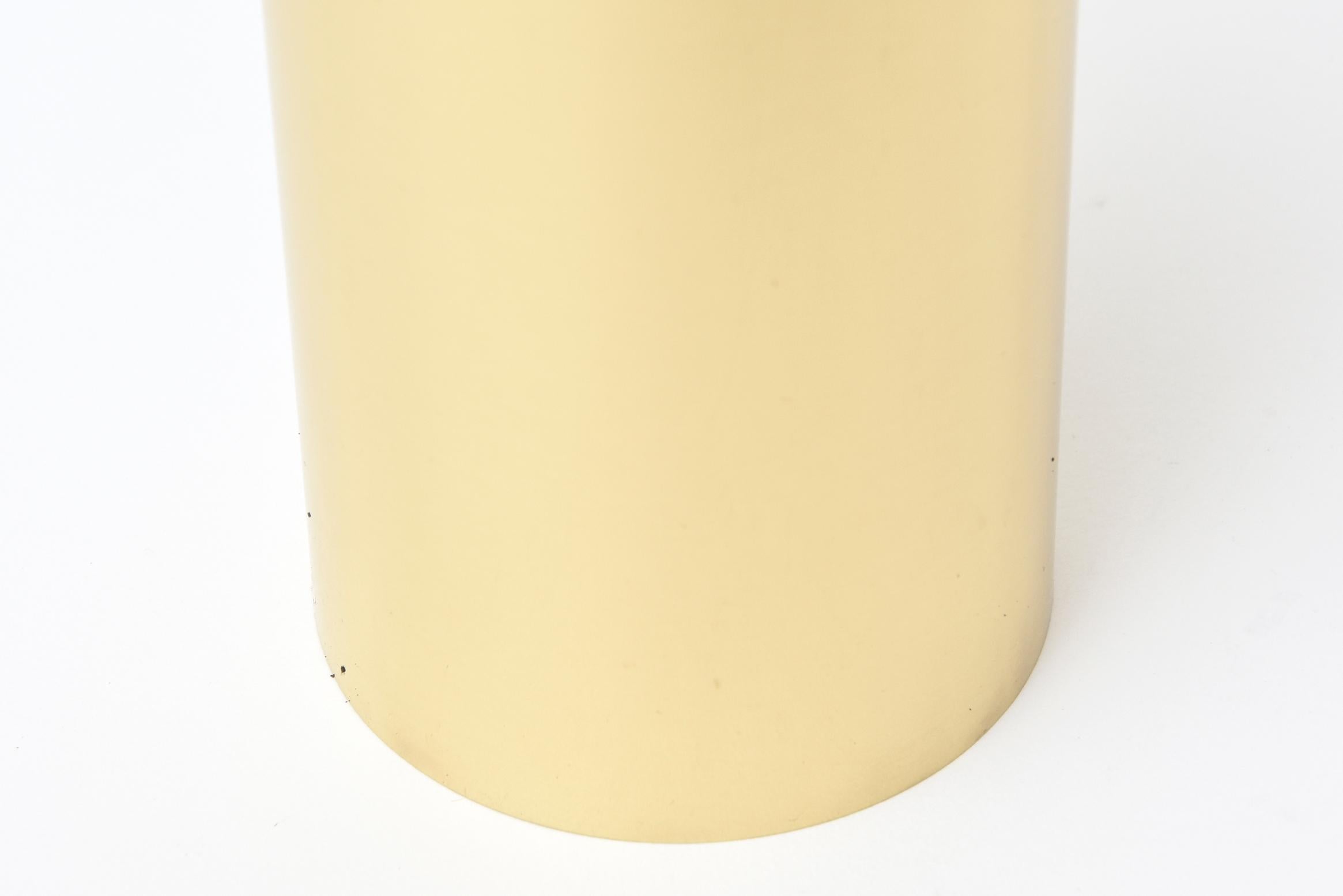 Pierre Forsell by Skultuna Brass Crown Vase Mid-Century Modern In Good Condition For Sale In North Miami, FL