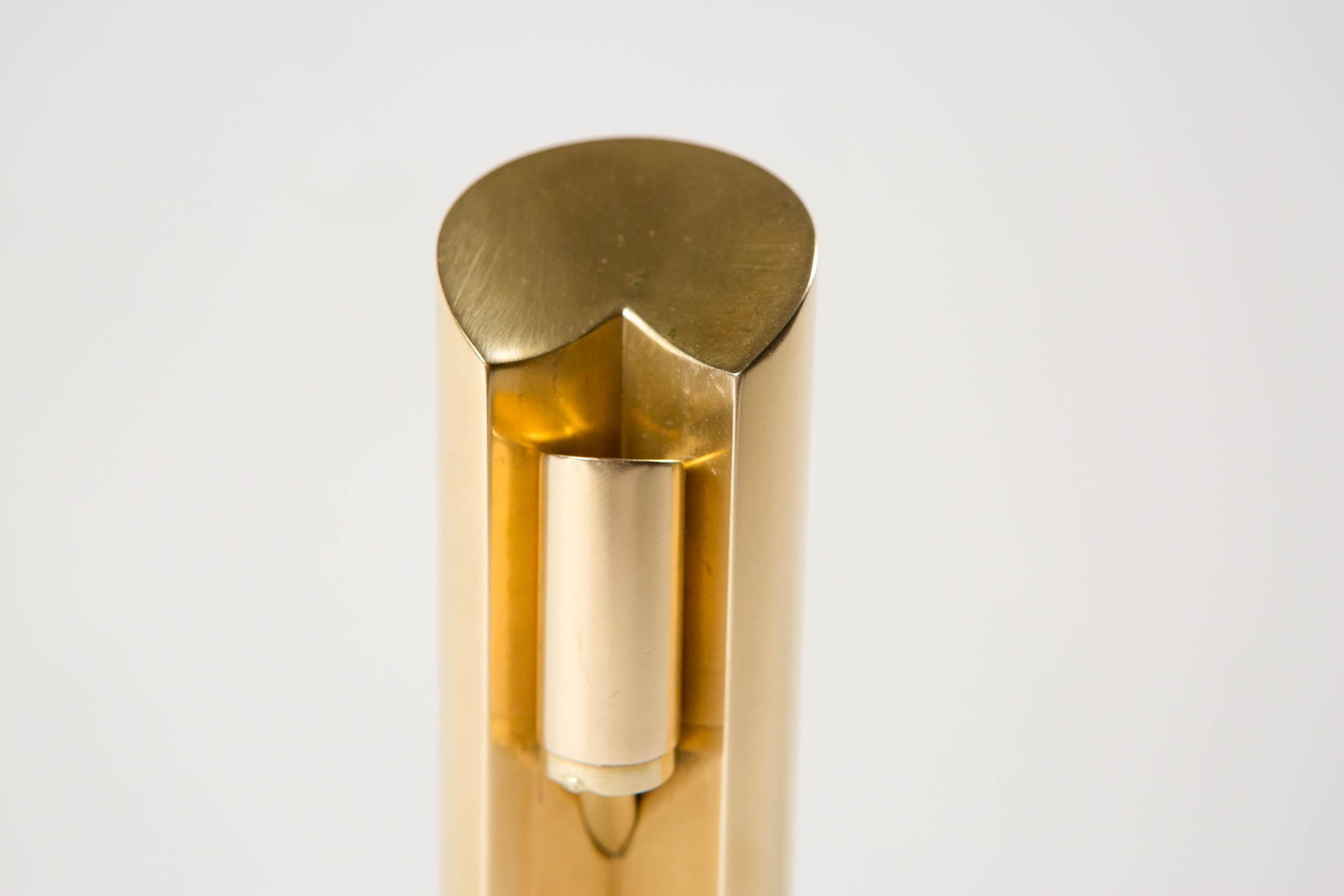 Pierre Forsell, Candlestick Model Variabel Produced by Skultuna, Sweden 1950's In Good Condition In Los Angeles, CA