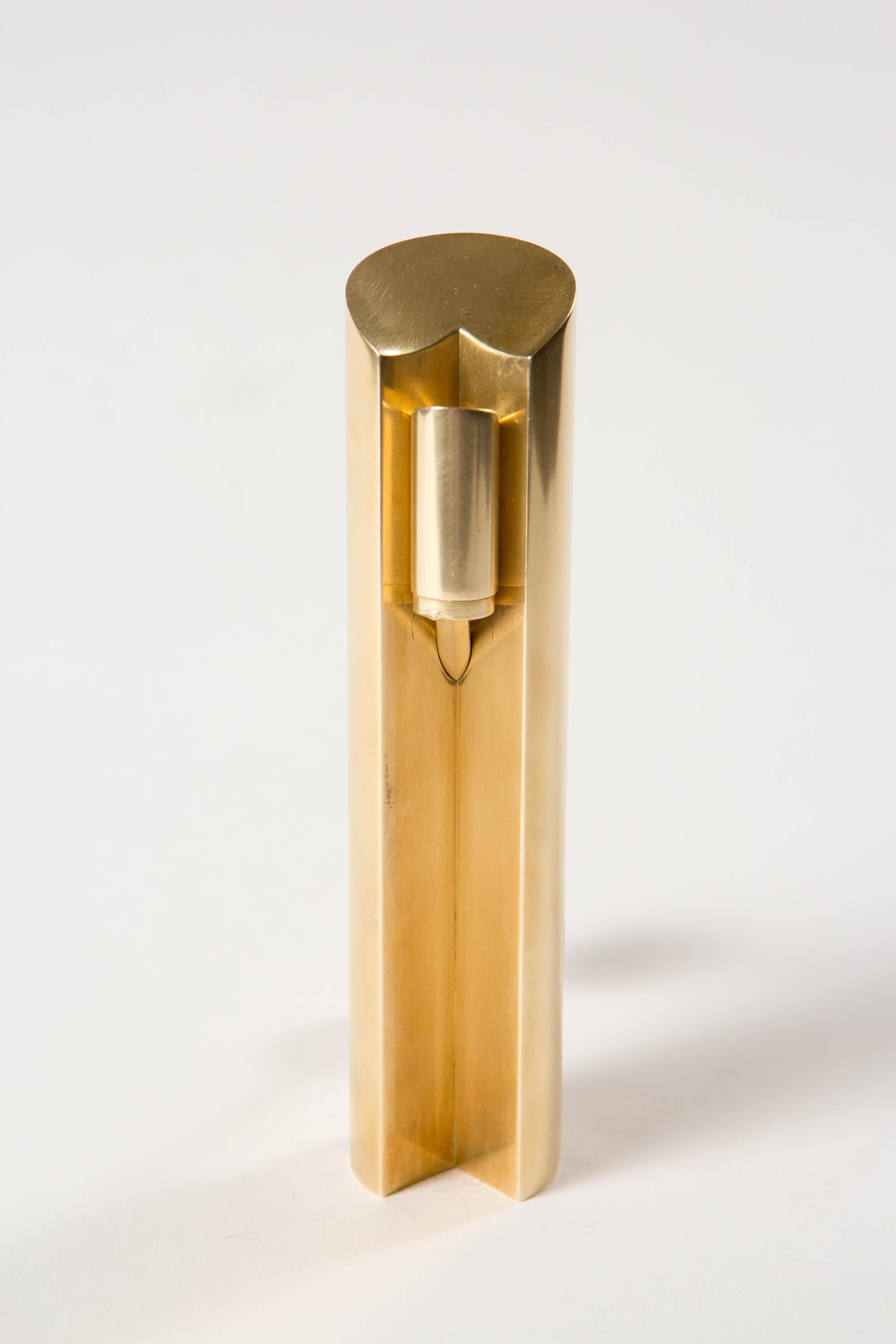 20th Century Pierre Forsell, Candlestick Model Variabel Produced by Skultuna, Sweden 1950's For Sale
