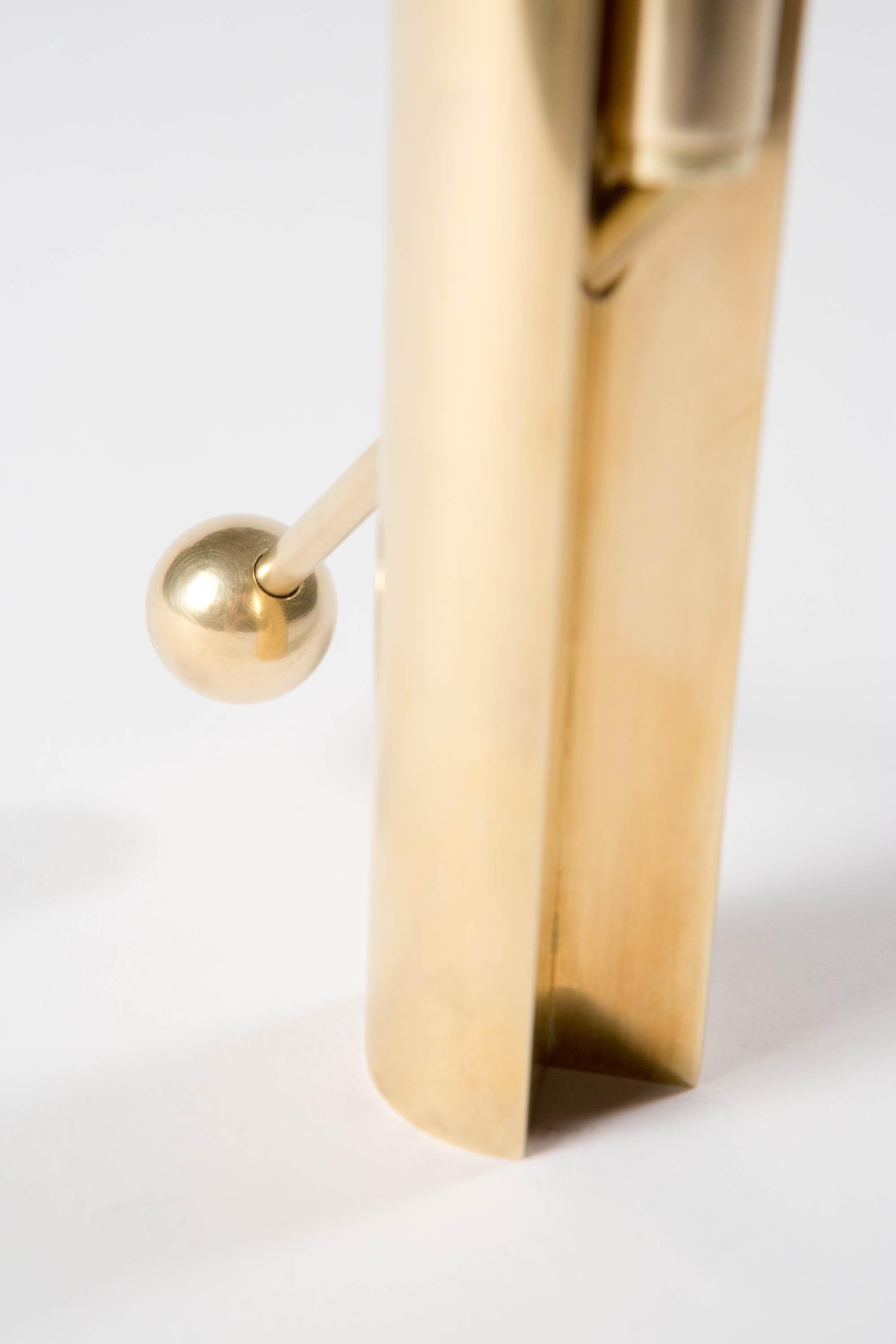 Brass Pierre Forsell, Candlestick Model Variabel Produced by Skultuna, Sweden 1950's For Sale