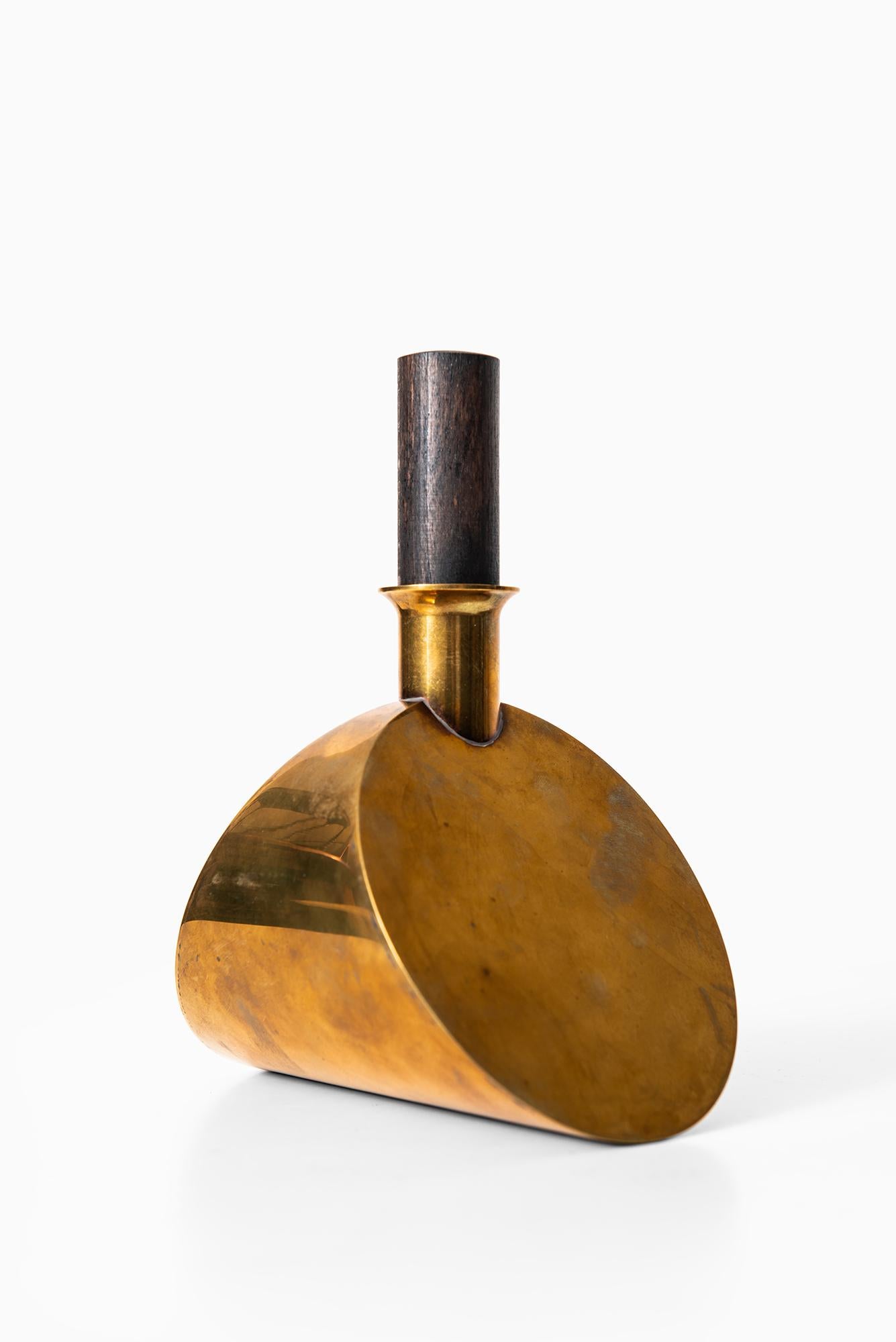 Mid-20th Century Pierre Forsell Decanter in Brass by Skultuna in Sweden