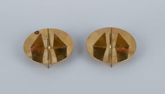 Pierre Forsell for Skultuna, Sweden, a Pair of Rare Brass Candlesticks