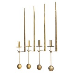 Pierre Forsell Wall Mounted Candle Holders for Sklutuna, Sweden, 1960