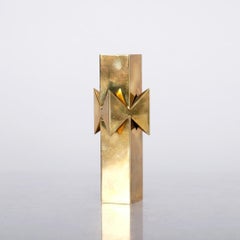 PIERRE FORSSELL. “Bow” Skultuna Candlestick, brass