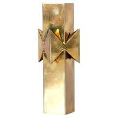 PIERRE FORSSELL. “Bow” Skultuna Candlestick, brass