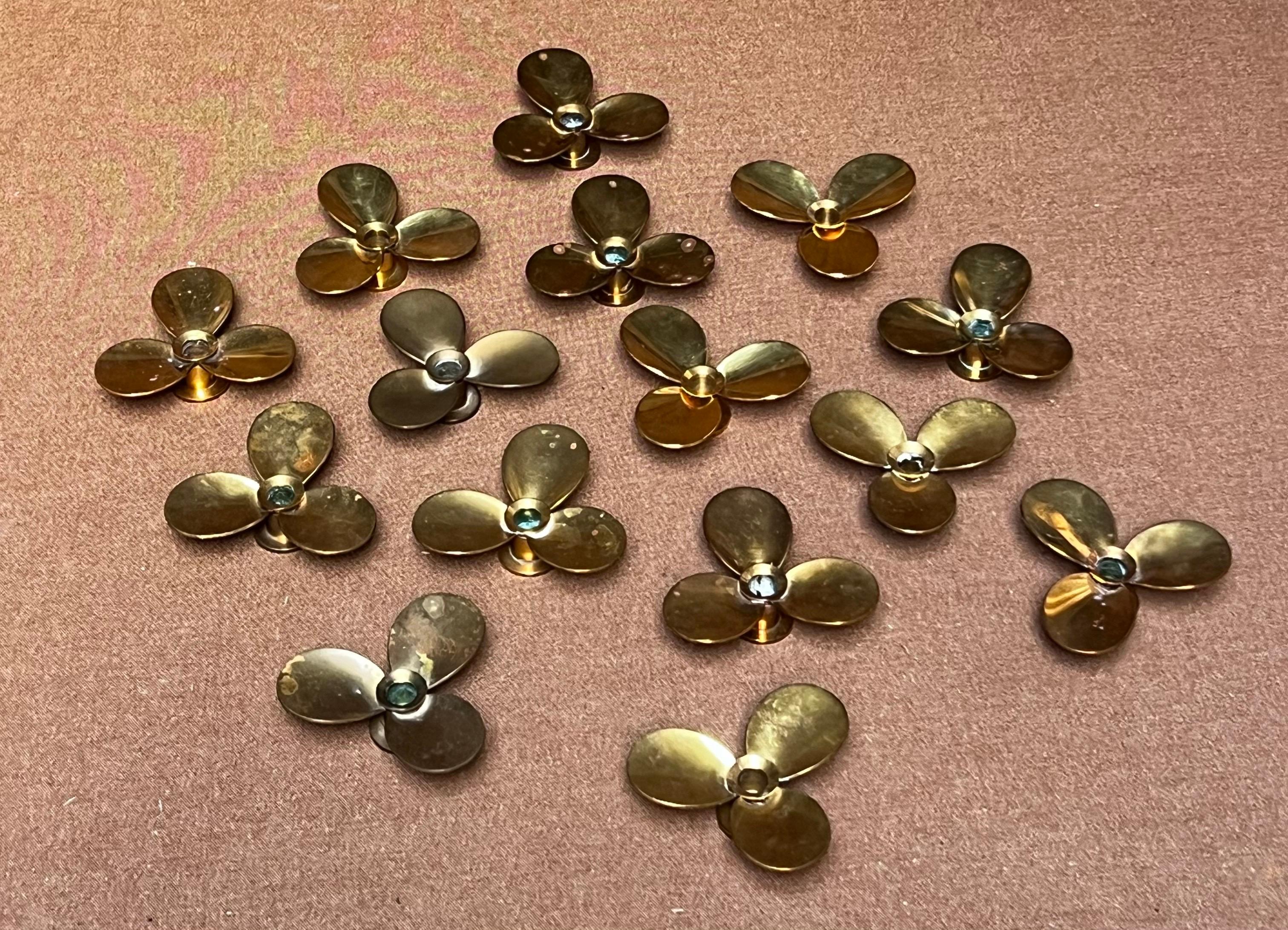 Pierre Forssell Brass Candleholders Made by hand in Skultuna Sweden. Brancusi
