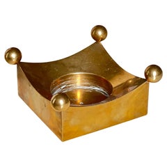 Pierre Forssell Brass Candleholders Made by hand in Skultuna Sweden. Brancusi