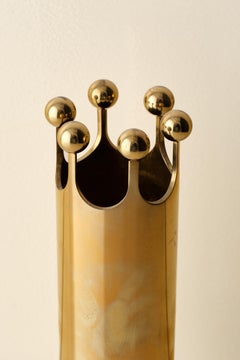 Pierre Forssell brass vase, 1960s