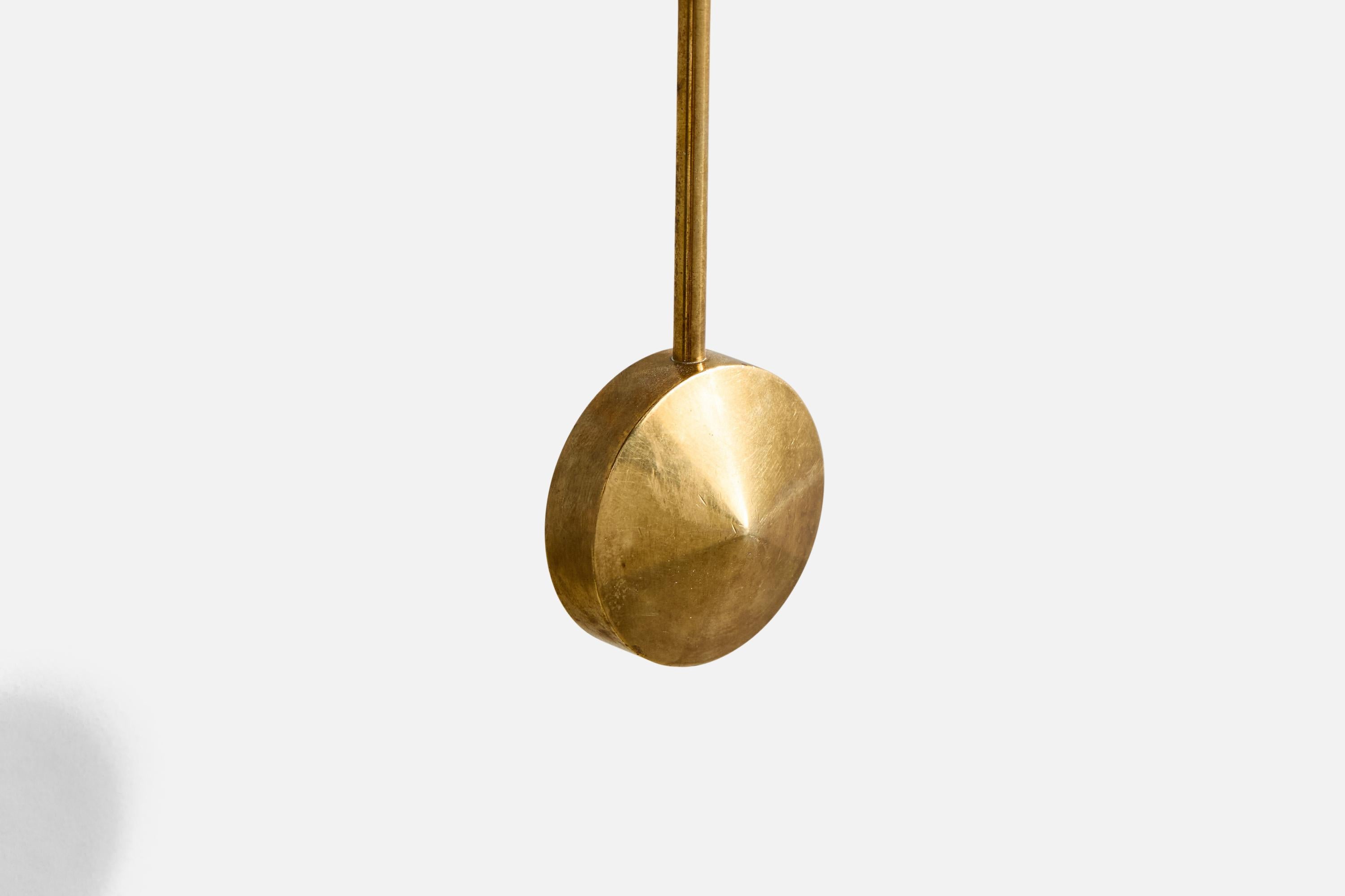 Pierre Forssell, Candelabros, Latón, Suecia, Años 60 en venta 5