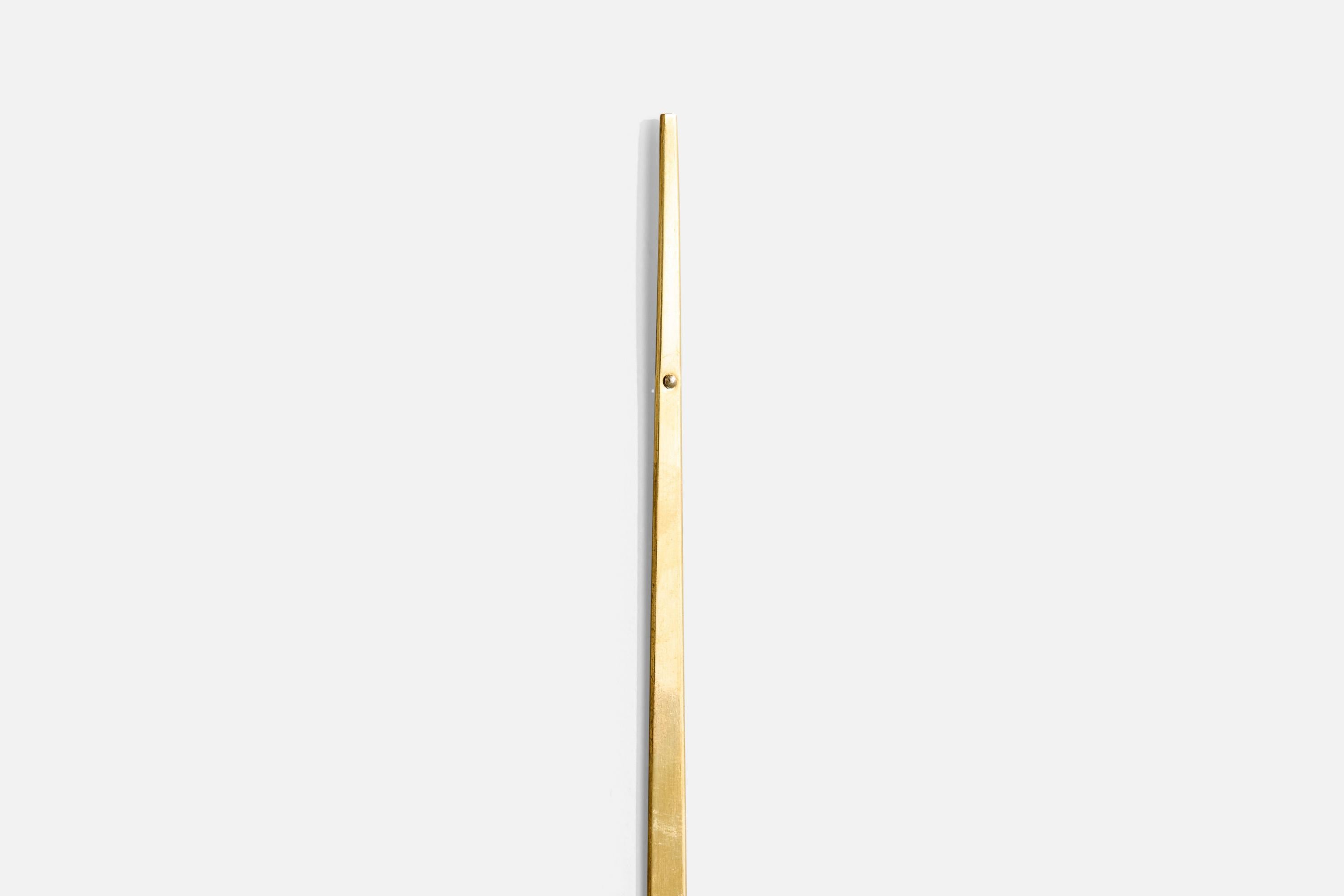 Pierre Forssell, Candelabros, Latón, Suecia, Años 60 mediados del siglo XX en venta