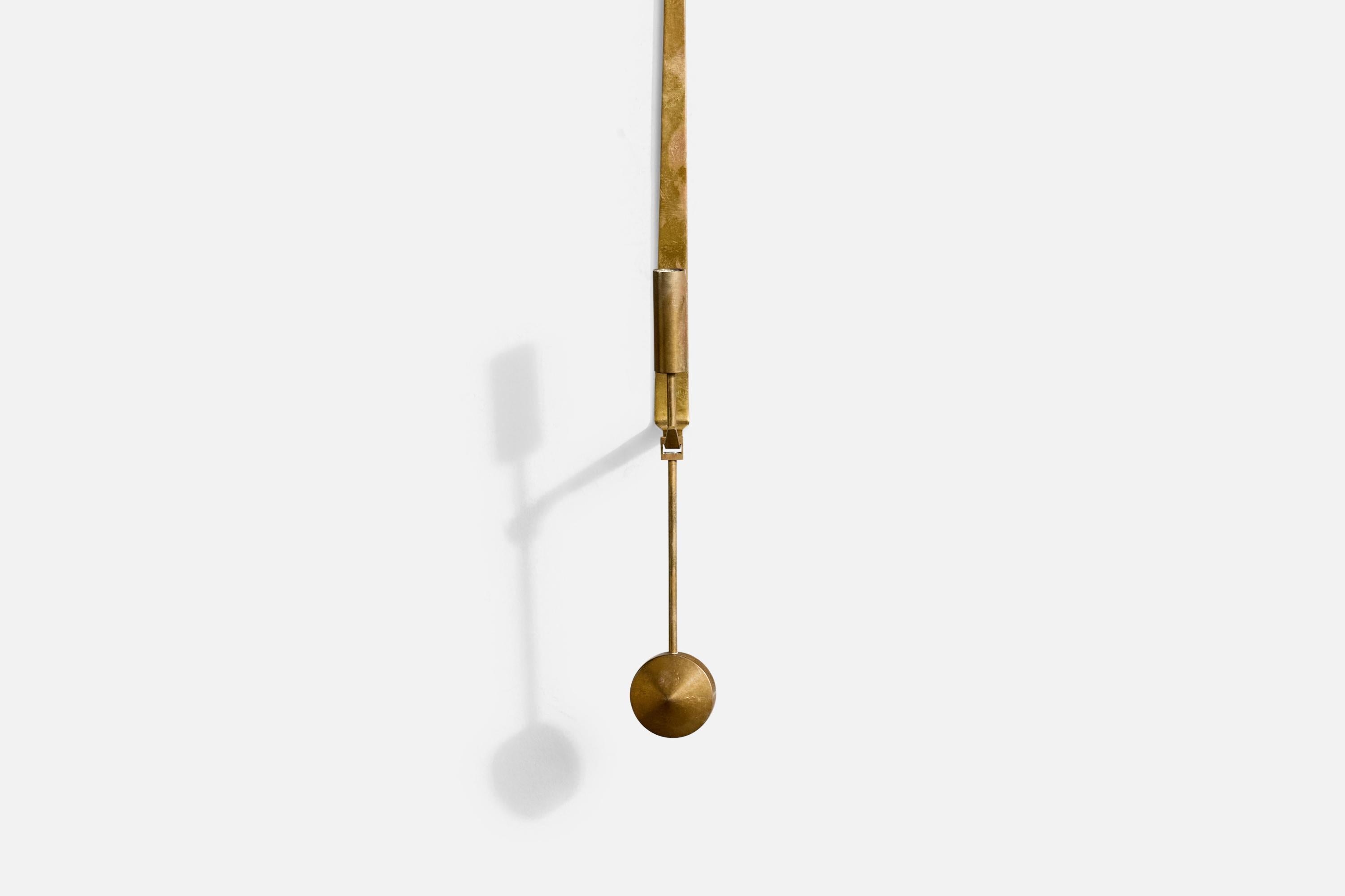 Pierre Forssell, Candelabros, Latón, Suecia, Años 60 en venta 2