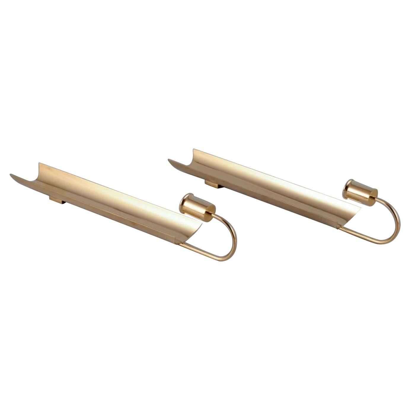 Pierre Forssell para Skultuna. Pareja de portavelas de pared "Reflex". en venta