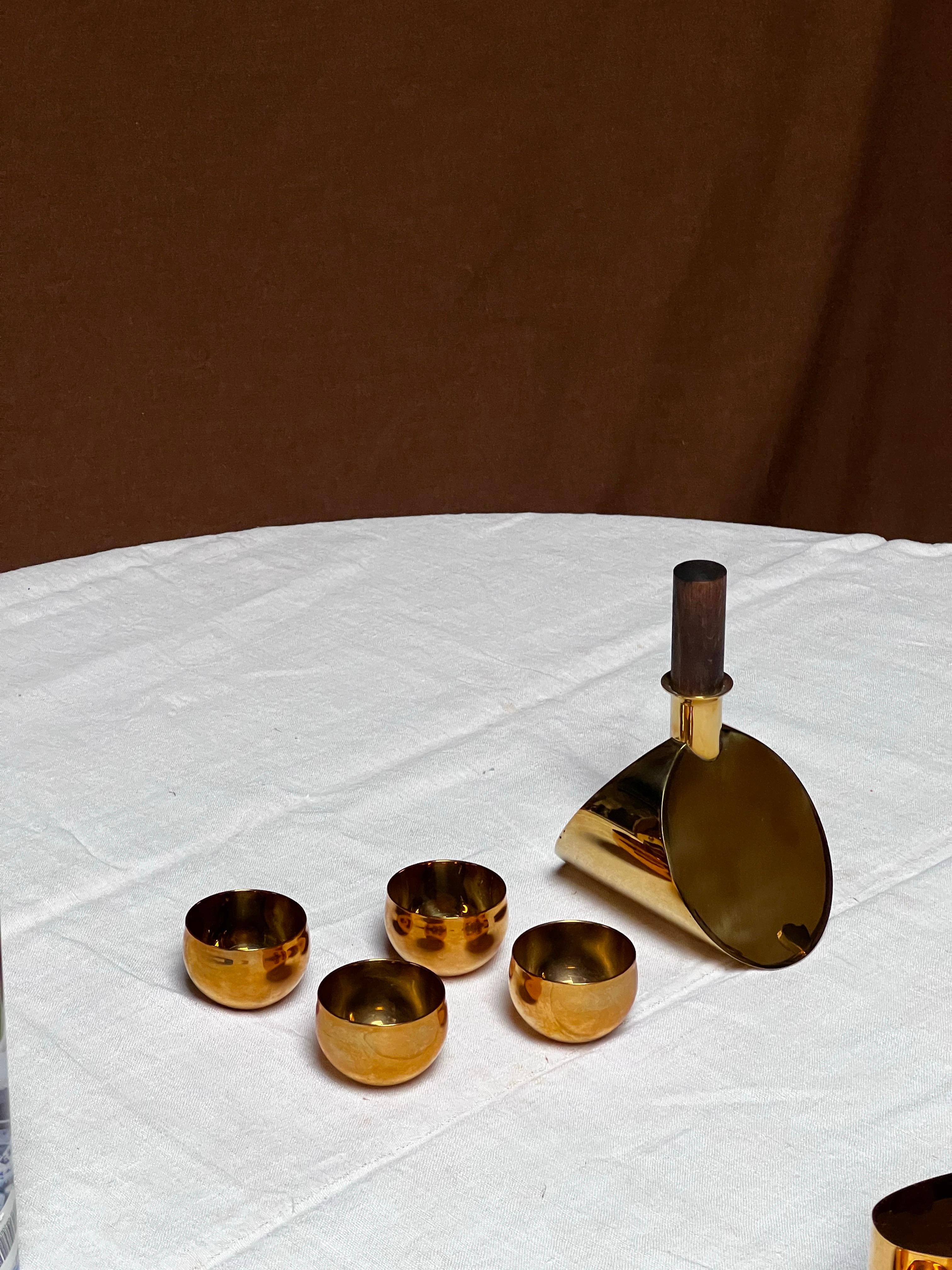 Scandinave moderne Pierre Forssell + carafe fabriqué à la main Skultuna Suède Brancusi en vente