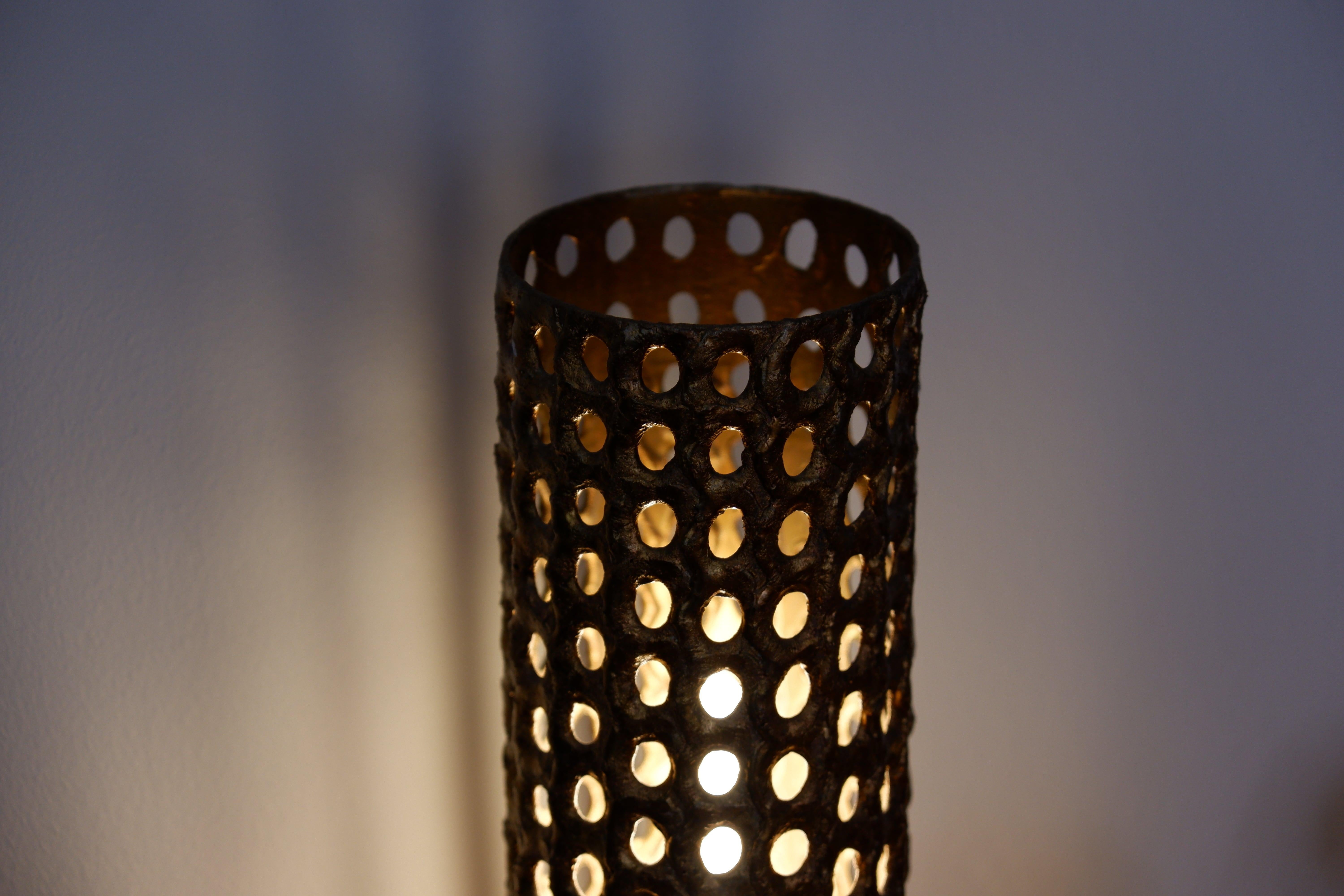 Pierre Forssell Important Table Lamp for Skultuna, Solid Brass 1970, Forsell For Sale 11