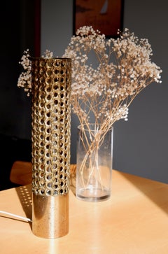 Pierre Forssell Important Table Lamp for Skultuna, Solid Brass 1970, Forsell