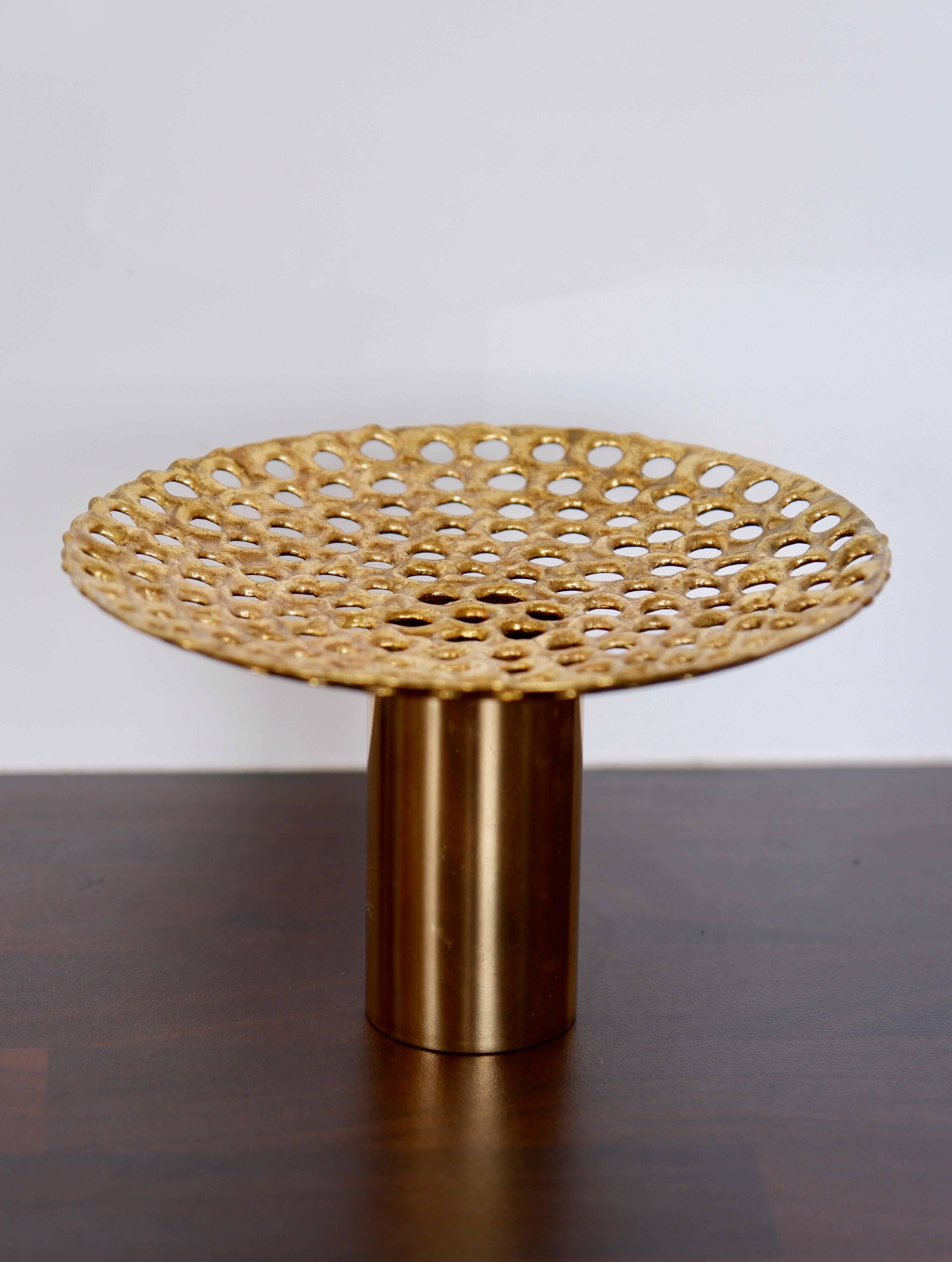 Pierre Forssell, Important Vase in Brass for Skultuna circa 1970, Forsell For Sale 8