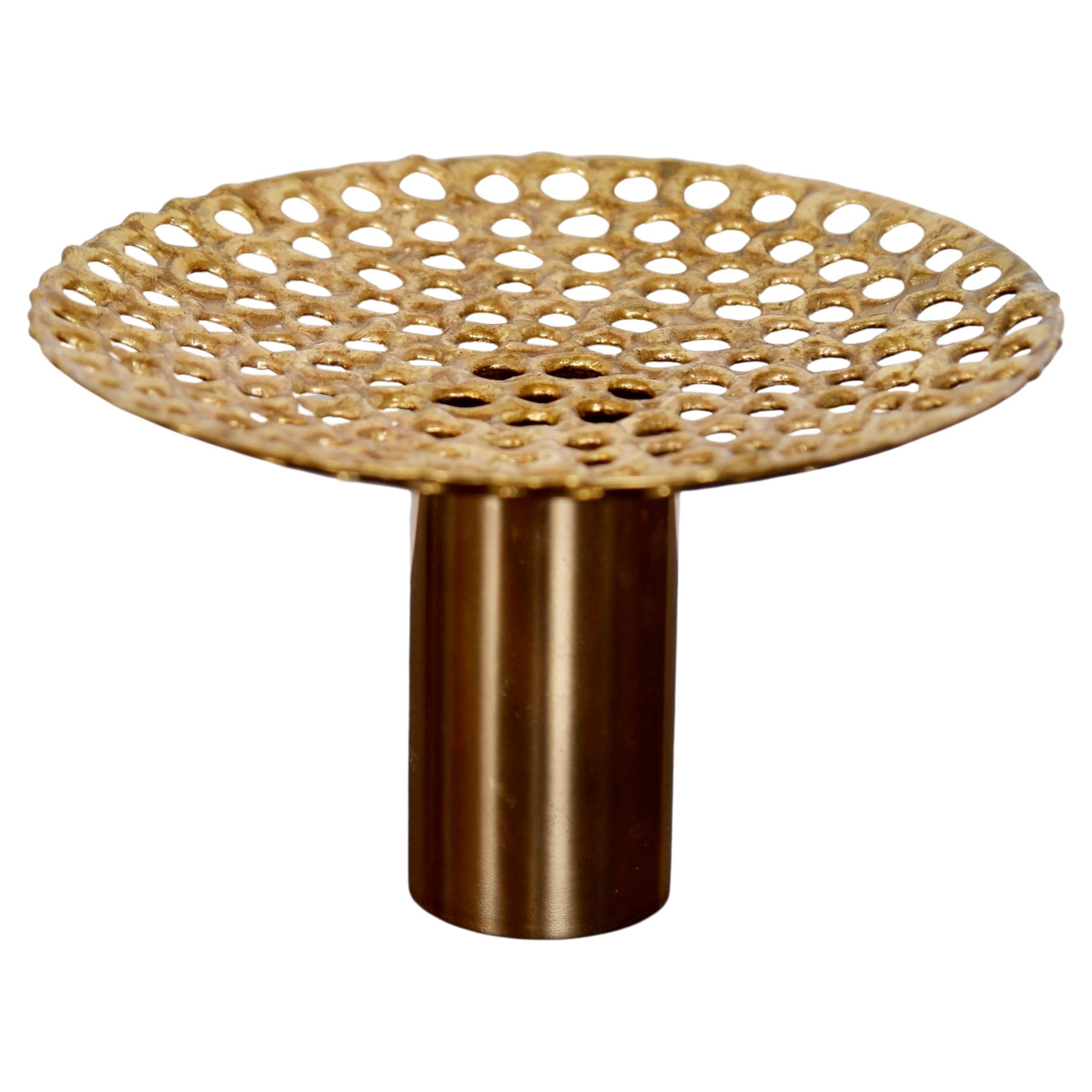 Pierre Forssell, Importante vaso in ottone per Skultuna circa 1970, Forsell