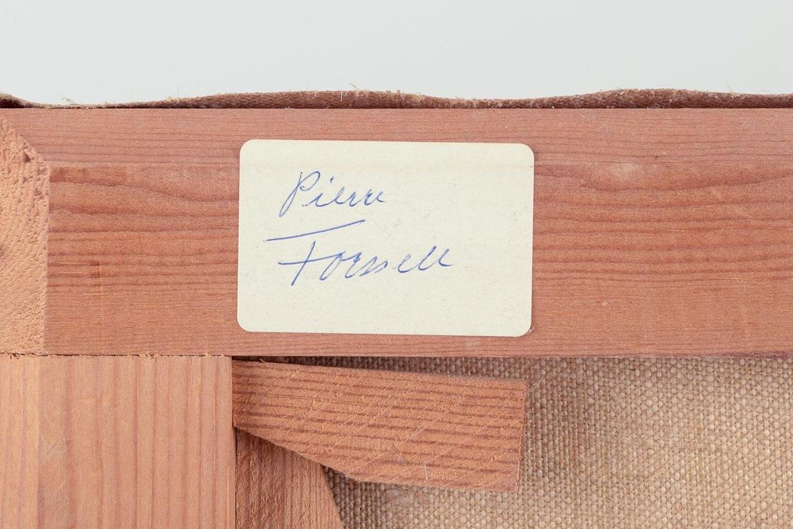 Pierre Forssell, börsennotierter schwedischer Designer und Maler. Öl auf Leinwand. Häuser im Angebot 2