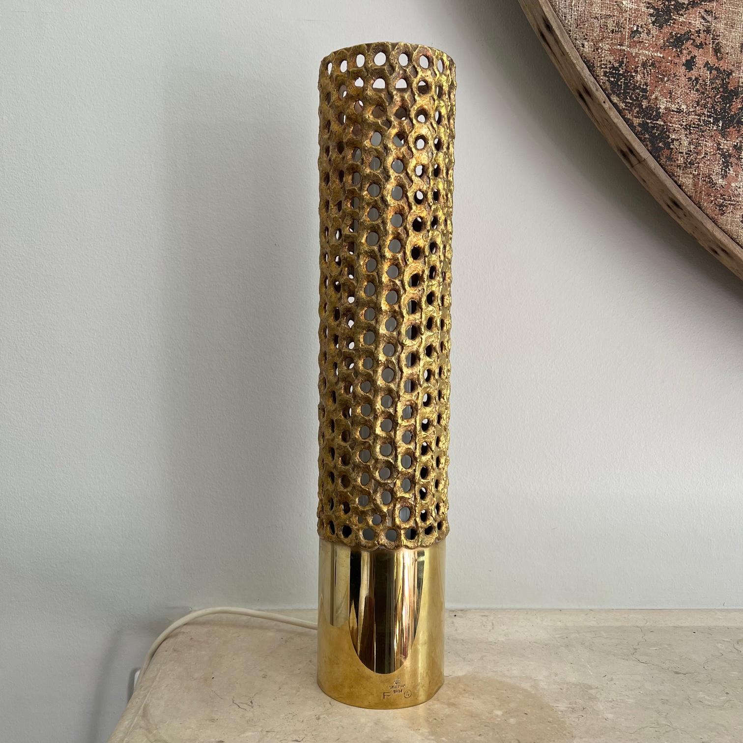 Pierre Forssell Mid-Century Swedish Brass Table Lamp for Skultuna For Sale 6