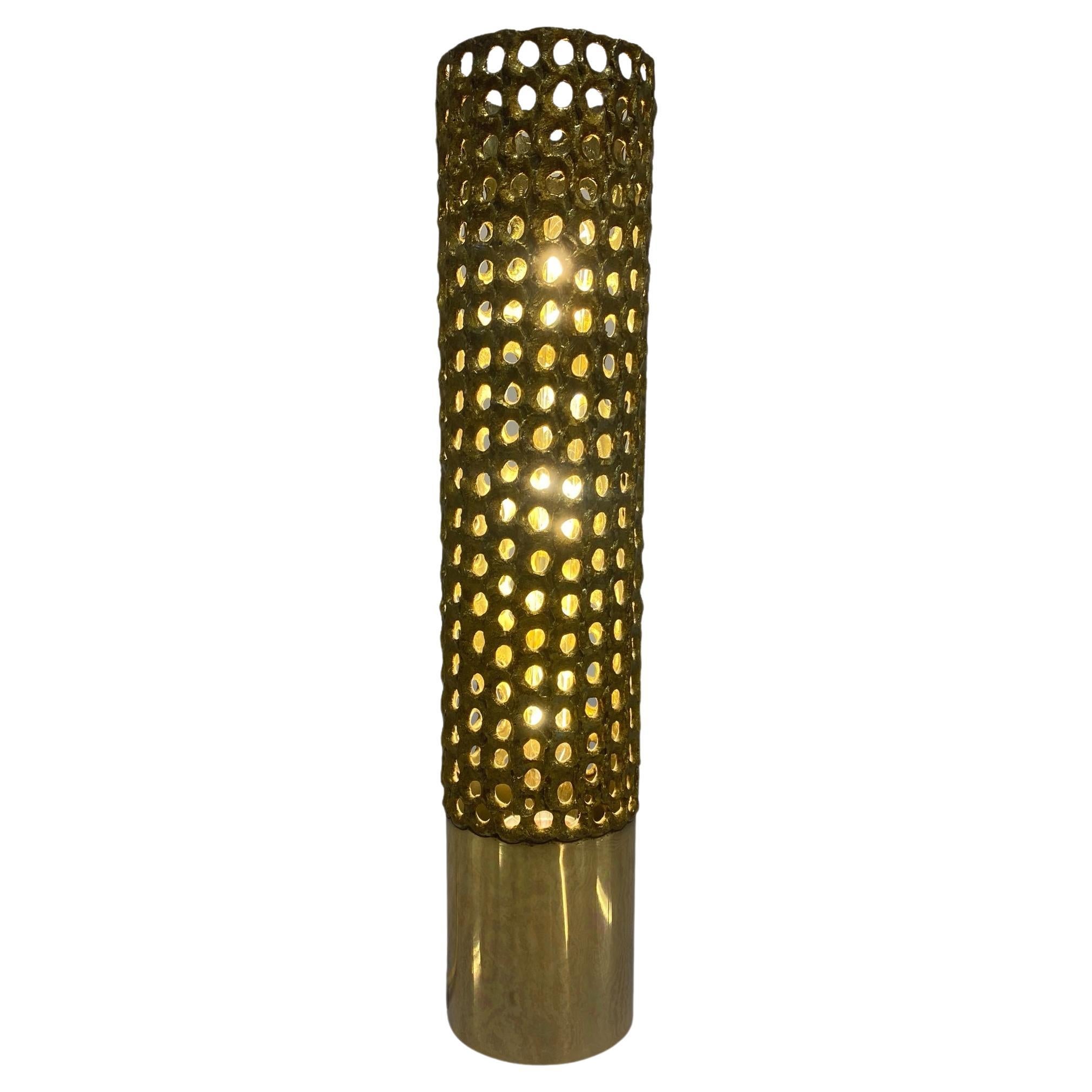 Pierre Forssell Table Lamp In Brass, Skultuna 20th Century 