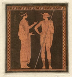 10 William Hamilton Classical Greek Vase-Painting Engravings