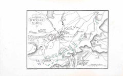 Bataille d'Eylau - Etching by Pierre François Tardieu - 1837
