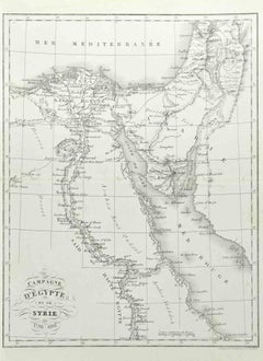 Campagne d'Egypte - Radierung von Pierre François Tardieu - 1837