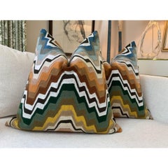 Pierre Frey “Fanfare” in Tentation Down-Filled 24" Pillow - Single