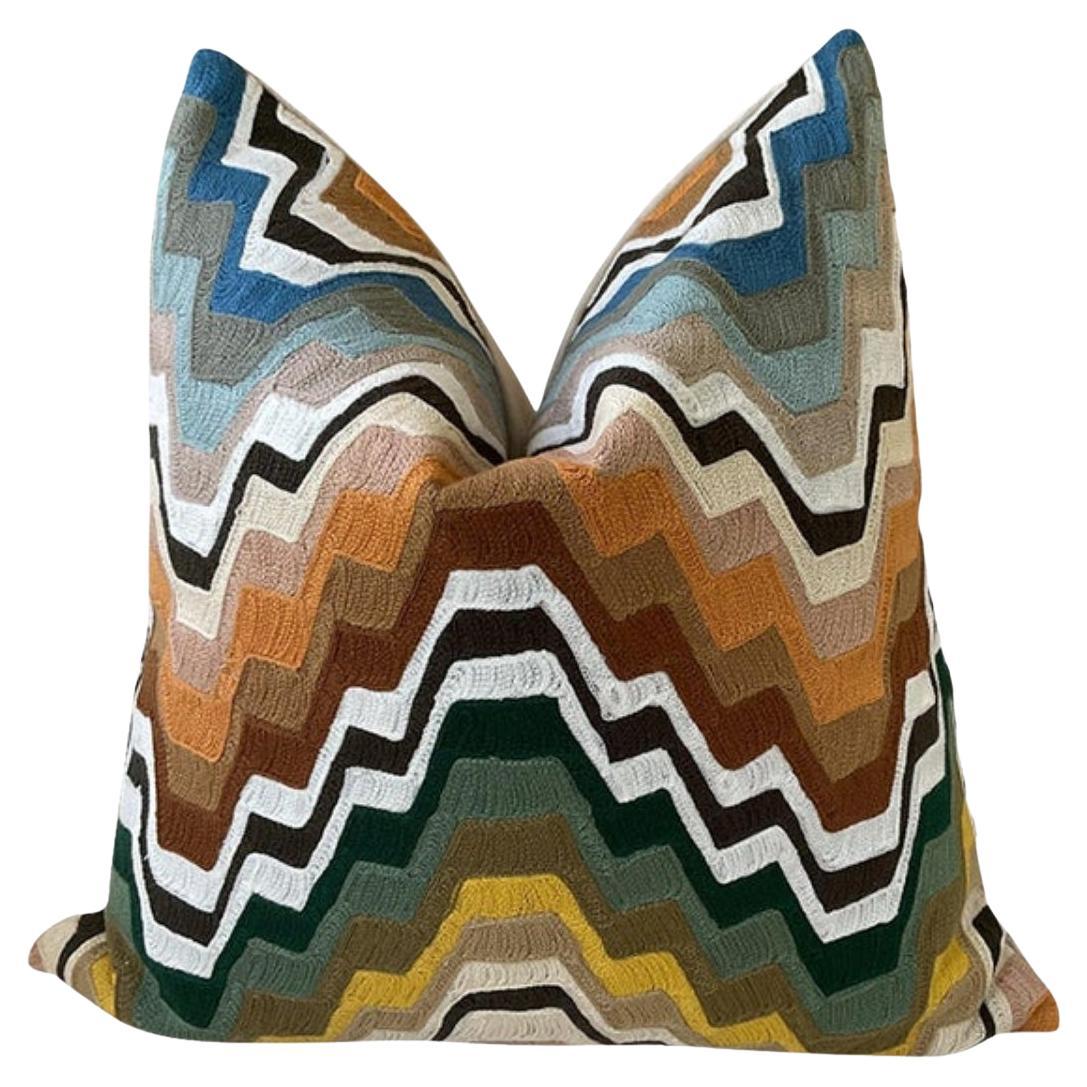 Cuscino Pierre Frey "Fanfare" con imbottitura in piuma d
oca da 24 pollici - Singolo