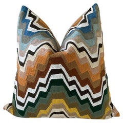 Cuscino Pierre Frey "Fanfare" con imbottitura in piuma d
oca da 24 pollici - Singolo