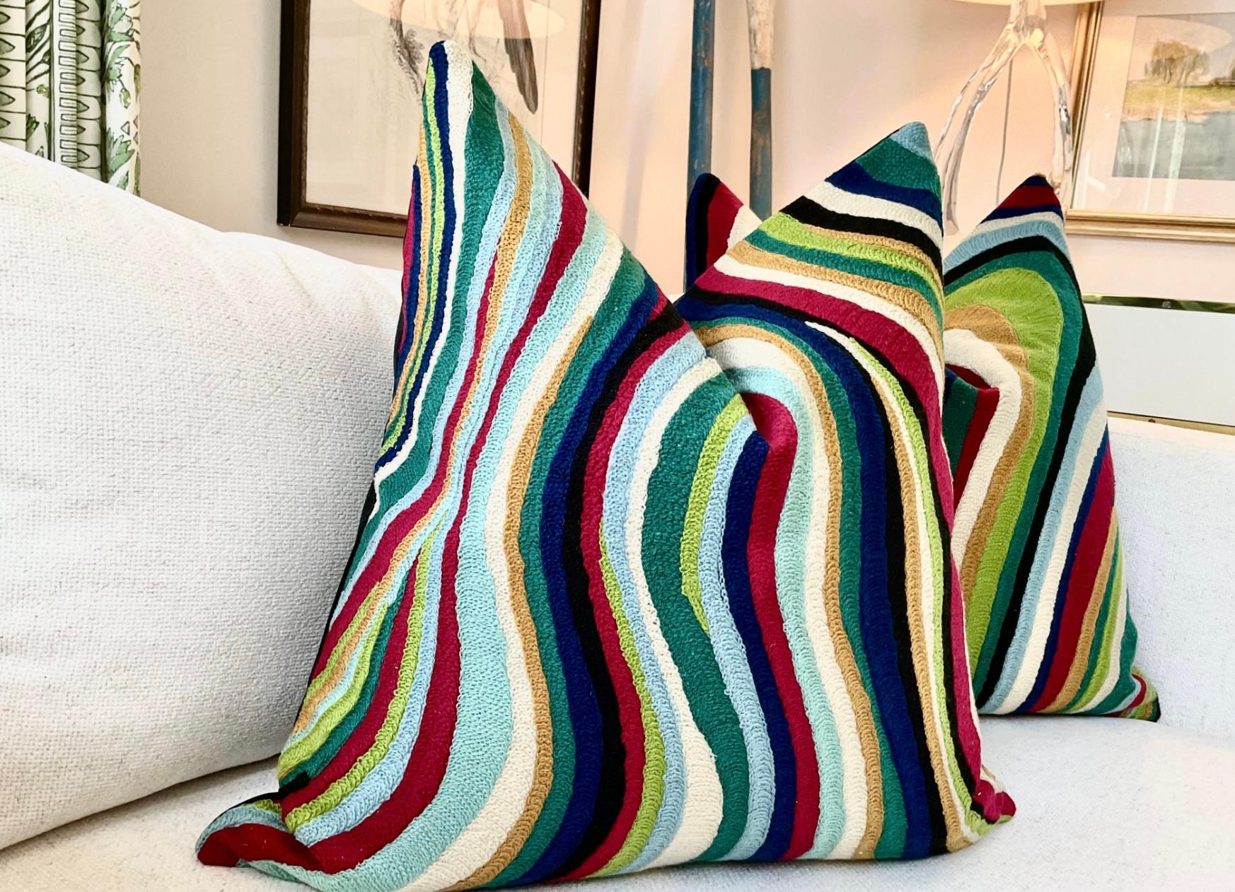Almohadas rellenas de plumón Pierre Frey 