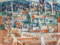 Tennis Match on Clay